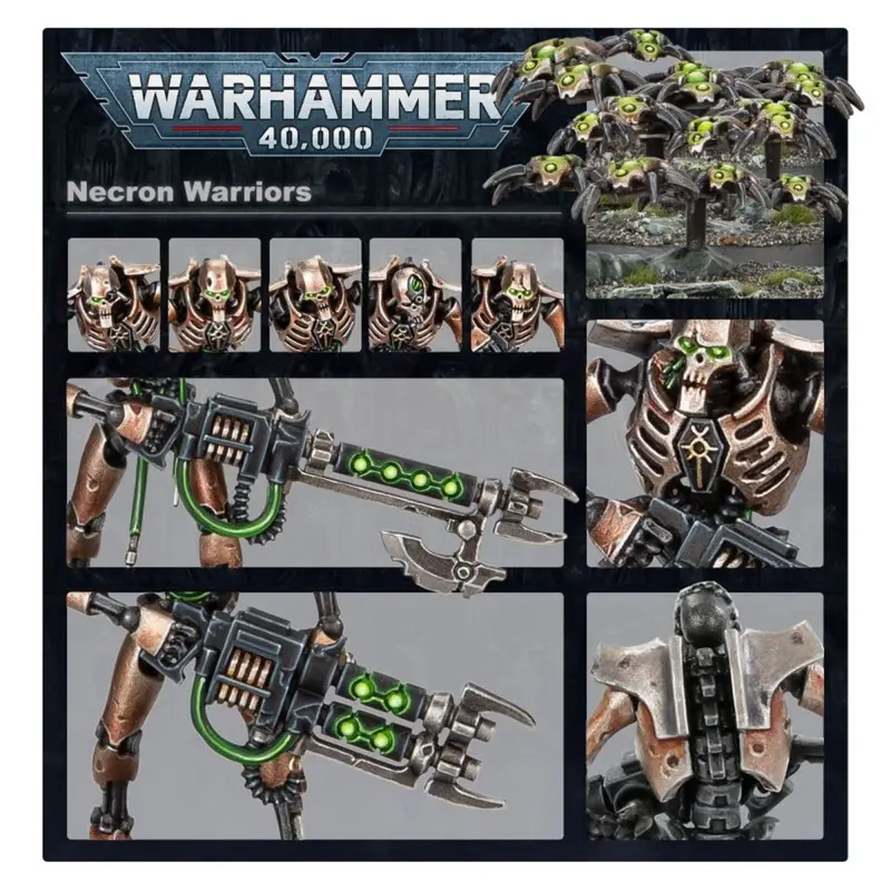 Necron warriors, necrons, warhammer 40k, games workshop, model 49-06